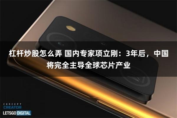 杠杆炒股怎么弄 国内专家项立刚：3年后，中国将完全主导全球芯片产业