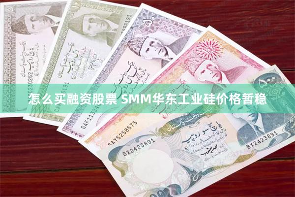 怎么买融资股票 SMM华东工业硅价格暂稳
