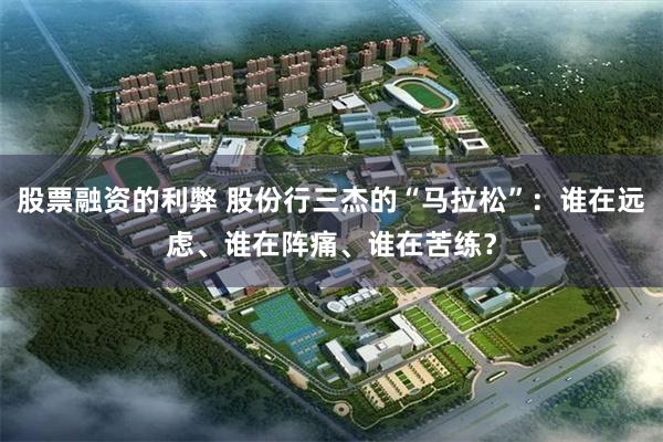 股票融资的利弊 股份行三杰的“马拉松”：谁在远虑、谁在阵痛、谁在苦练？